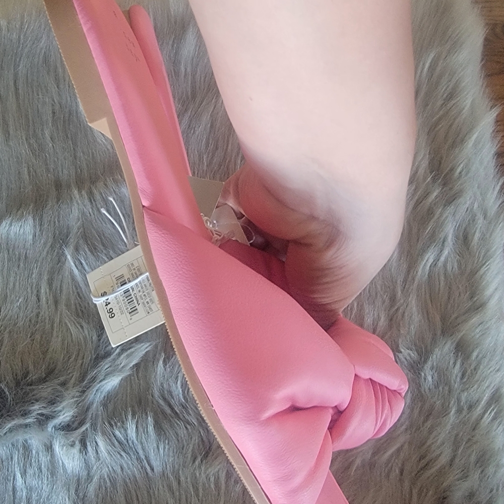 The A New Day Women's Ruth Slide Sandal in Pink, Size 11 - Picture 5 of 10
